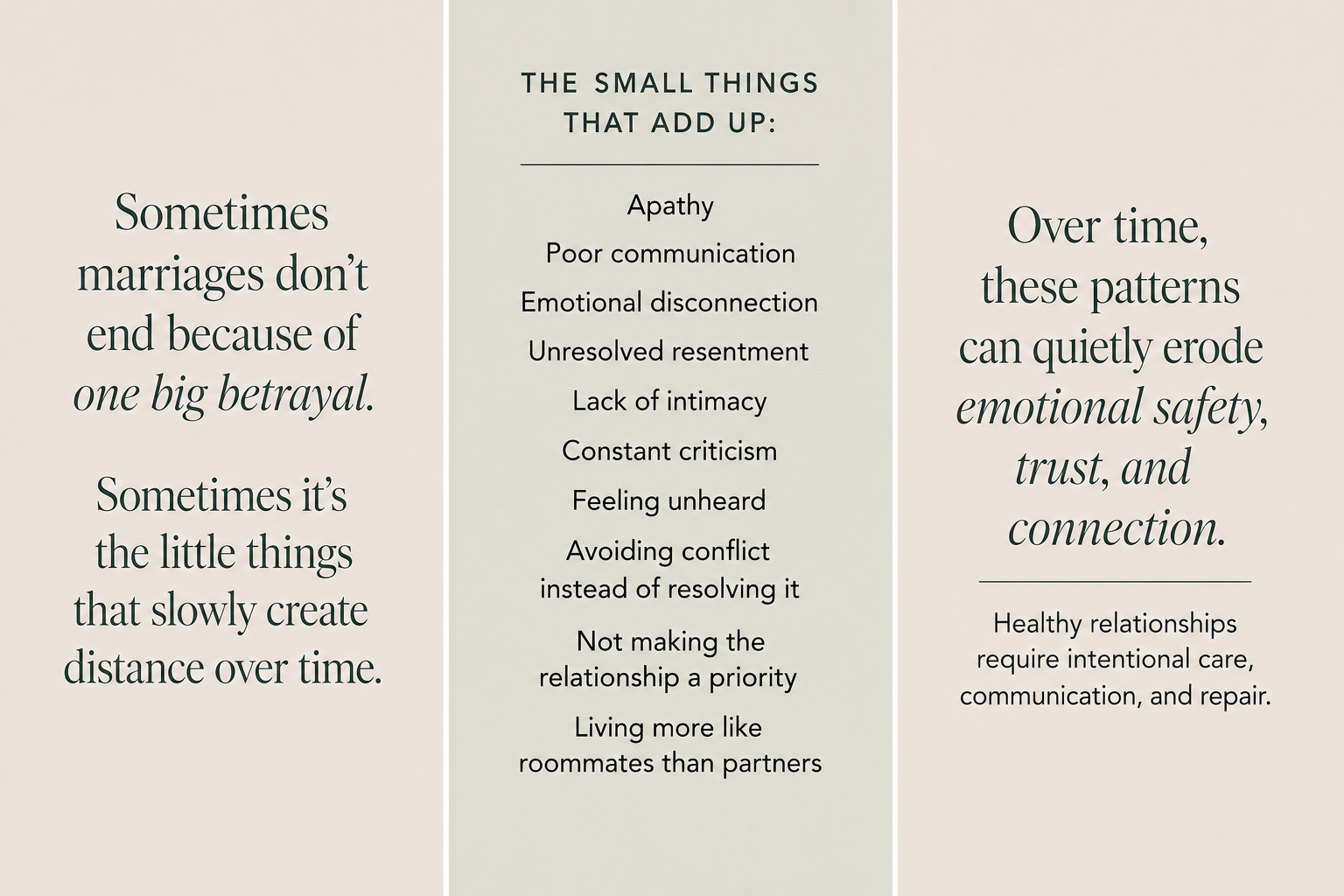 marriage-issues-couples-counseling Couple reconnecting emotionally during Christian couples counseling in Florida